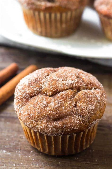 Pumpkin Spice Muffins With Cinnamon Sugar On Top Pumpkin Muffin