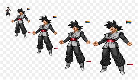 Custom Black Goku Sprite Dragon Ball Extreme Butōden Sprite Hd Png