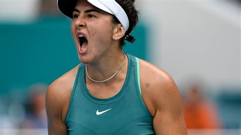 wta bianca andreescu défait sofia kenin en 2 sets et accède aux 8es à miami rds