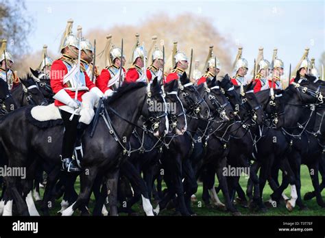 The Household Cavalry Mounted Regiment On Parade For The Major General