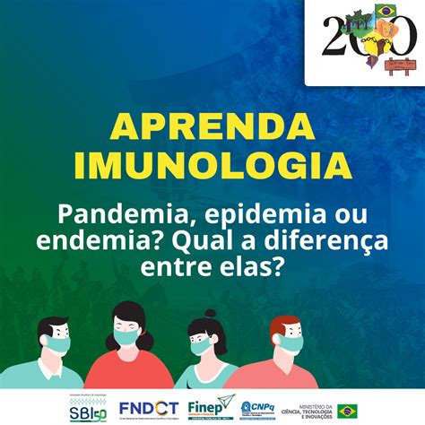 Série Aprenda Imunologia Pandemia Epidemia Ou Endemia Qual A