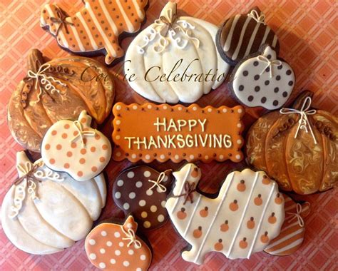 Thanksgiving Cookies Decorated Fall Decorated Cookies Thanksgiving Treats Fall Cookies Iced