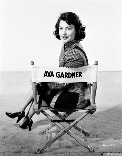 ava gardner takes a seat during the filming of the hucksters 1947 hollywood cinema old