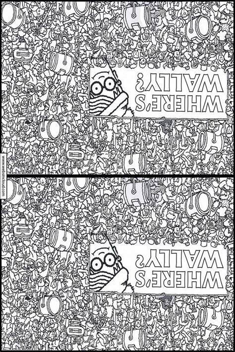 10 pages of where's waldo characters you can print for play! Where's Wally? 2 Printable Find the differences ...