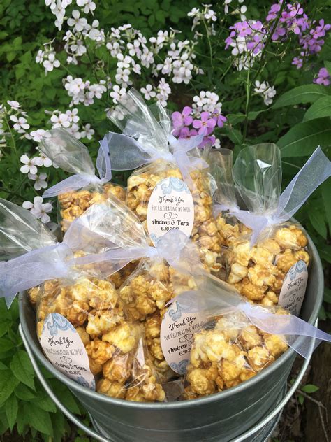 Wedding Personalized Popcorn Party Favors At Popped Personals On Etsy ️