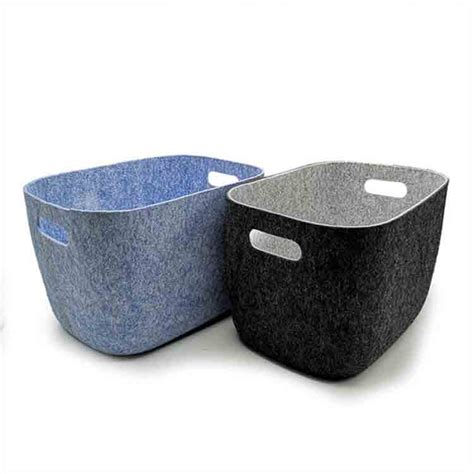 It can store clothes, books, snacks and sundries. Felt Laundry Basket - Felt Storage Basket Boxes