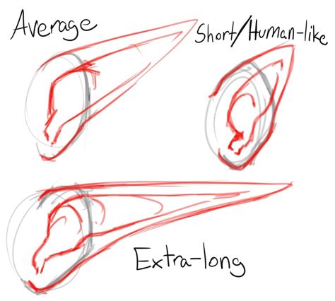 Pin By Amanda On Art Drawing Tips Elf Drawings How To Draw Ears