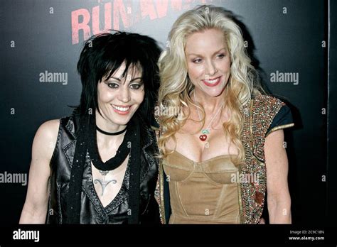 Los Angeles Usa 11th Mar 2010 Joan Jett And Cherie Currie Of The