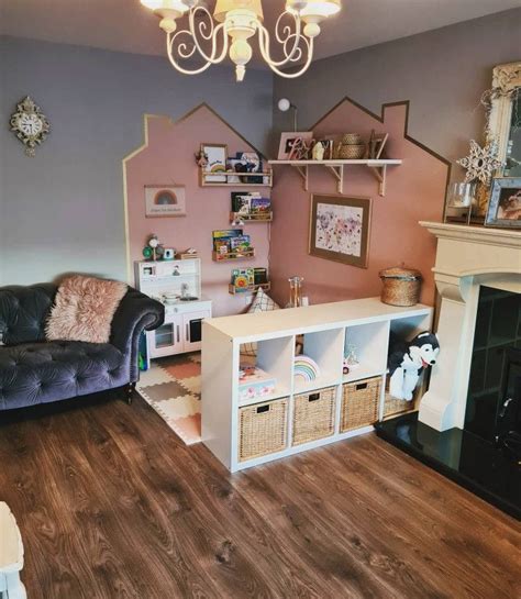 Play Area House In 2021 Living Room Playroom Kids Room Design