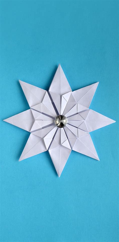 Easy Paper Snowflake Star Christmas Decoration Modular Origami