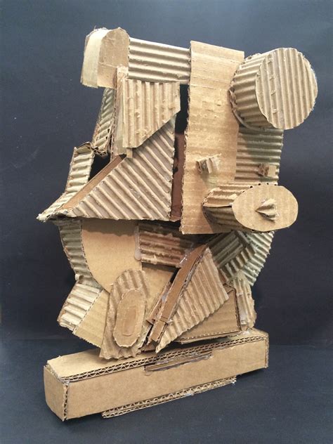 The Smartteacher Resource Cardboard Cubist Sculptures