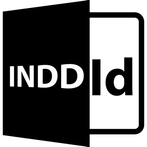 Indd File Format Symbol Icon