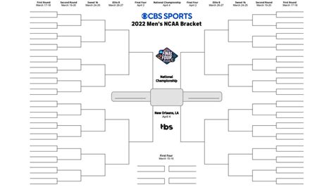 Ncaa Bracket 2022 Printable March Madness Bracket Tournament Seeds To