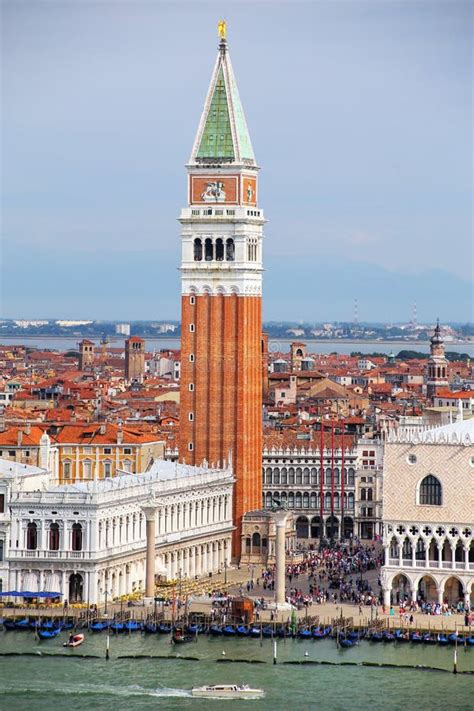 St Mark S Campanile At Piazza San Marco In Venice Italy Stock Image