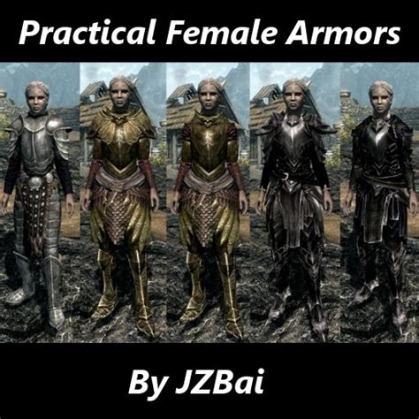 Practical Female Armors SE 鎧アーマー Skyrim Special Edition Mod データベース