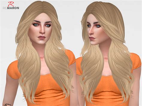 The Sims Resource Anto`s Honey Hair Retextured By Remaron Sims 4 Hairs