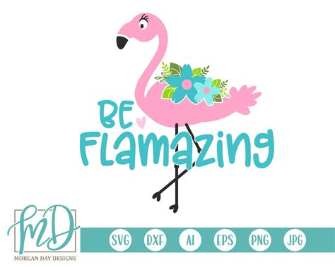 Flamingo Svg Summer Svg Be Flamazing Svg Flamingo Shirt Etsy Australia