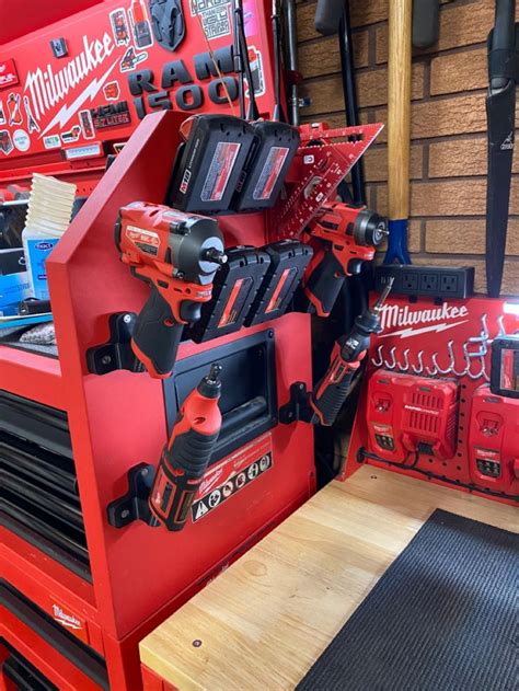 3D Printed M12 Tool Holders | Diy garage plans, Tool storage diy, New