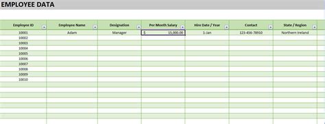 Employee Salary Slip Format Excel With Payroll Tracker Template124