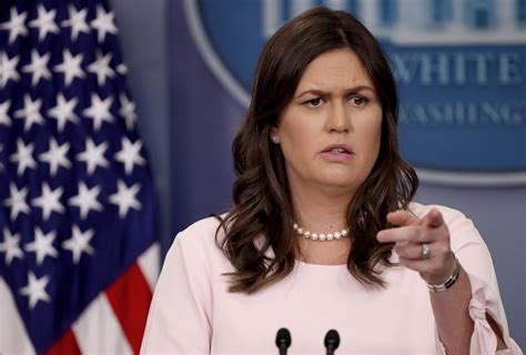Sarah Huckabee Sanders Leaving White House Press Secretarys Denial