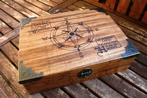 large custom wooden keepsake box anniversary t wedding etsy