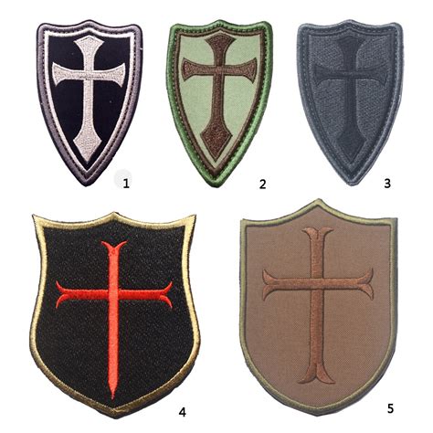 Cross Crusader Shield Navy Seal Devgru Military Army Tactical Morale