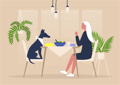 Friends Lunch Table Illustrations Royalty Free Vector Graphics And Clip