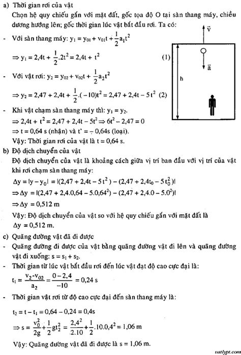 Chương I Bài Tập Rơi Tự Do Chuyên Mục Bài Tập Vật Lý