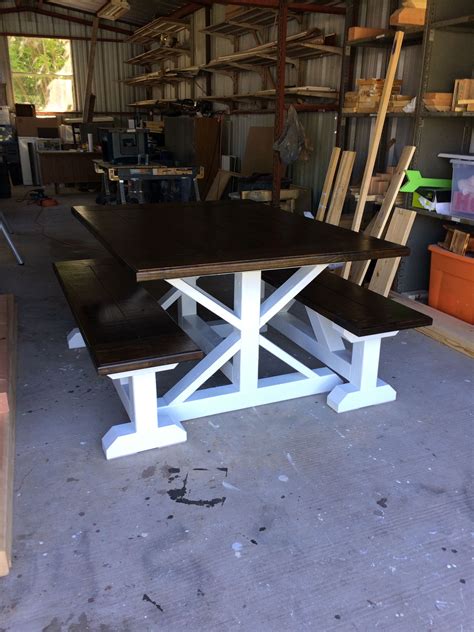 Shop for farmhouse dining table bench online at target. Farmhouse Table with Bench Seating | Farmhouse table with ...