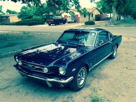 Ford Mustang Fastback 1966 Blue For Sale 6f09k184284 66 Mustang Gt