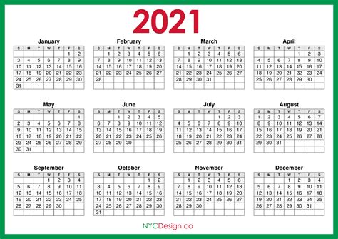 Please note that our 2021 calendar pages are for your personal use only, but you our printables are free for your personal use only. Print Free 2021 Calendar Without Downloading | Calendar ...
