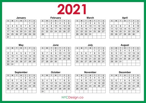 Please feel free to print these tables for personal use and to hand out to students. Print Free 2021 Calendar Without Downloading | Calendar ...