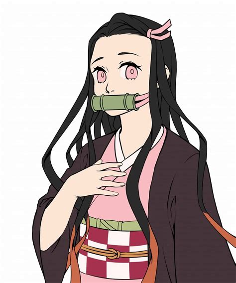 How To Draw Nezuko From Demon Slayer With Images Anime Afar