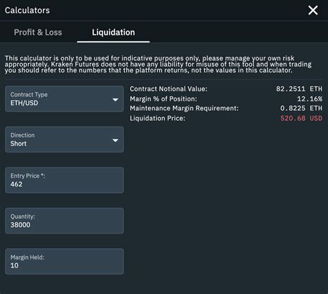 Options profit calculator provides a unique way to view the returns and profit/loss of stock options strategies. Profit/Loss and Liquidation Calculator - Cryptocurrency ...