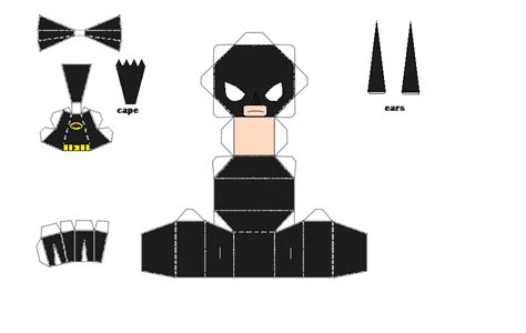 Lego Batman Chibi Papercraft By Thestickfigureking On Deviantart