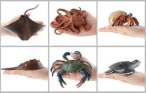 Simulated Sea Life Animals Figurines Realistic Sea Creature Model