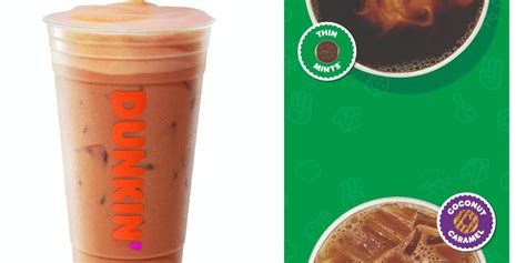 Dunkin' tests bubble tea, coffee, summer shandies and more new drinks at massachusetts locations this summer. Dunkin' Is Bringing Back 2 Of Its Girl Scout Cookie Coffee ...