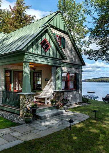 Lakeside Maine Cottage Tms Architects Home Interior Ideas