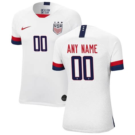 Shop with afterpay on eligible items. Custom Print USWNT Home Soccer Jersey 2019 US Women's National Team Stadium Shirt Streetwear on ...