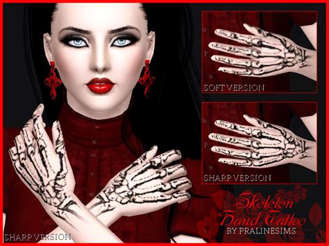 The Sims Resource Skeleton Hand Tattoo