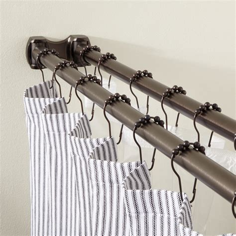 Discover a unique and stylish collection of shower and bathroom curtains at urban outfitters. Straight Solid Brass Commercial Grade Double Shower ...