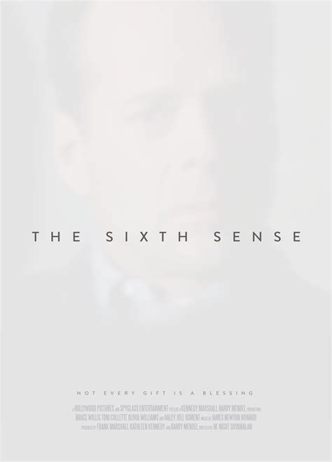 Day 246 A Ghostly Poster For The Sixth Sense A Movie Poster A Day
