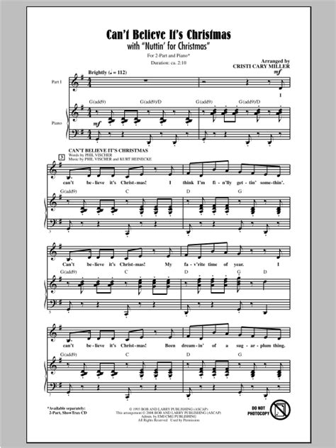 Cristi Cary Miller Cant Believe Its Christmas Sheet Music Pdf Notes