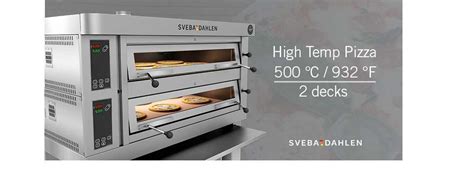 Electric Pizza Oven High Temp 500°c 932°f Now With 2 Decks Sveba Dahlen
