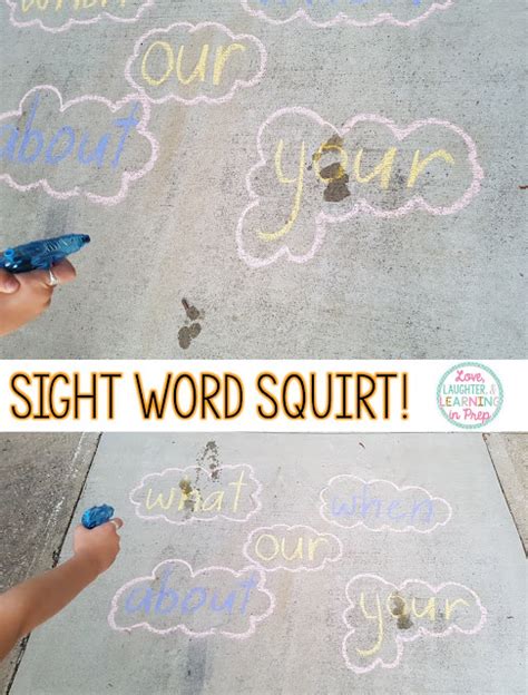 Love Laughter And Learning In Prep Sight Word Sunday Sight Word Squirt