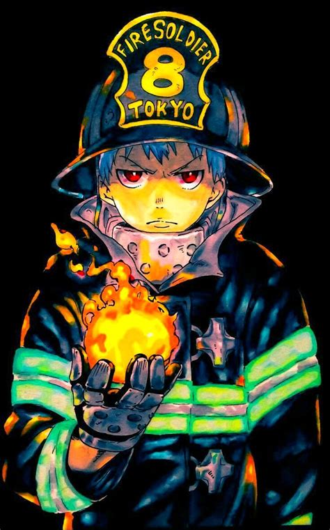 Fire Force Shinra Fanart Anime Personagens De Anime Anime Kawaii