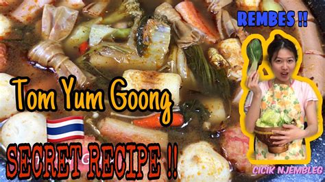 (2.08 km) d' ganu seafood cafe. TOM YUM GOONG SOUP 🦐 | THAILAND | "Secret Recipe" Cicik ...