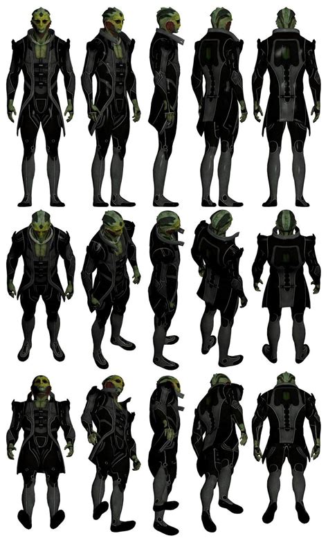 Mass Effect 2 Thane Model Reference By Troodon80 On Deviantart Mass Effect Character