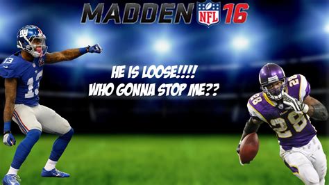 Check spelling or type a new query. Madden 16 Ultimate Team Ep. 2 | HE IS LOOSE!!!!! | What Can Stop Me??? - YouTube