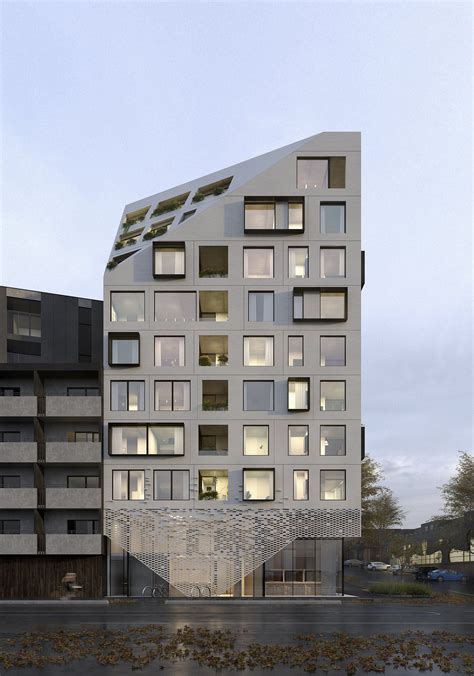 Condominium Architecture Social Housing Architecture Brick Architecture Apartment